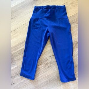 Lululemon Athletica Blue Leggings High Waist Performance